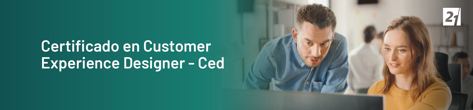 Header Desktop Certificado en Customer Experience Designer - Ced