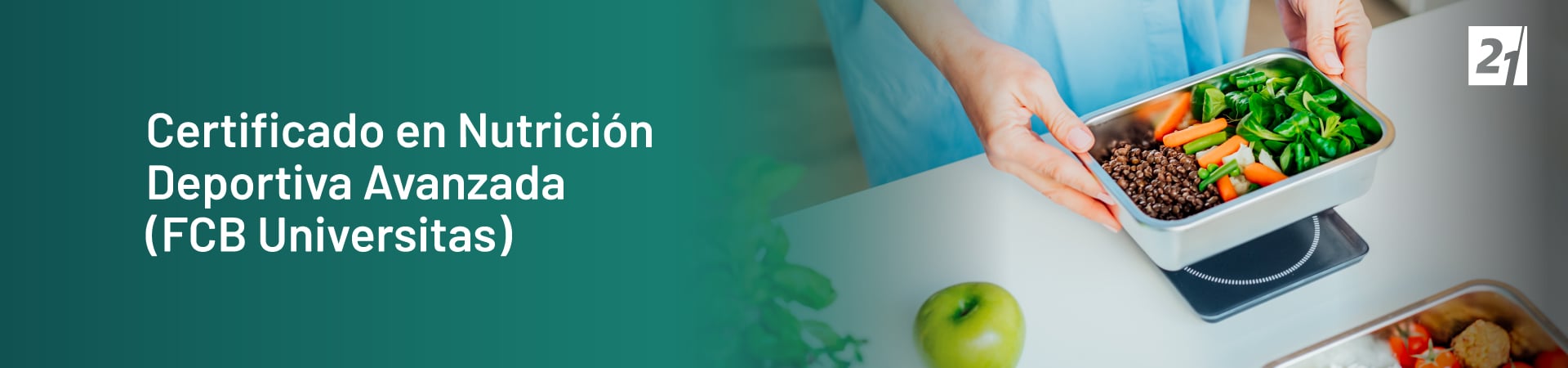 Header Desktop Certificado en Nutrición Deportiva Avanzada (FCB Universitas)