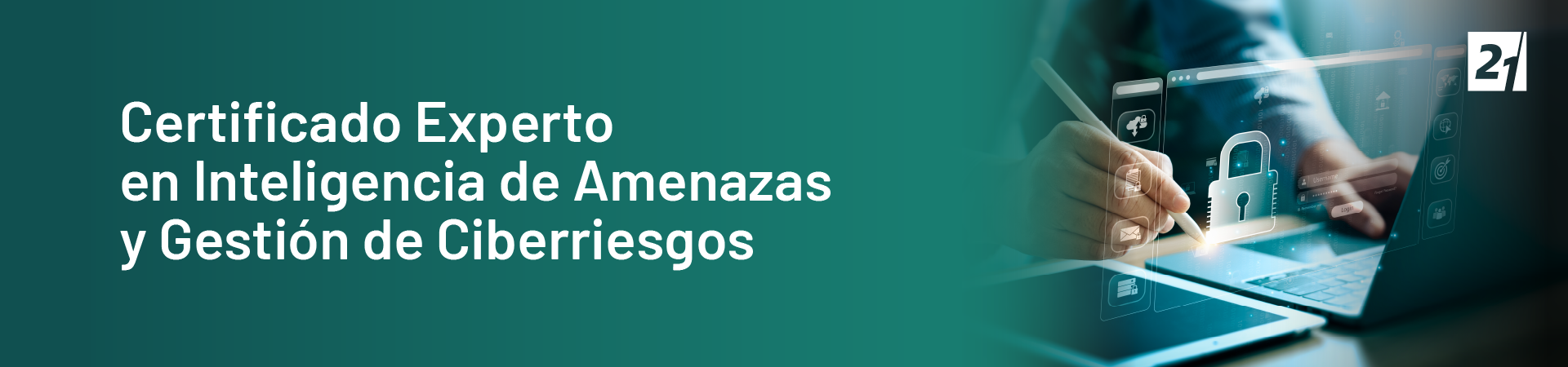 Header Certificado Experto en Inteligencia de Amenazas y Gestión de Ciberriesgos