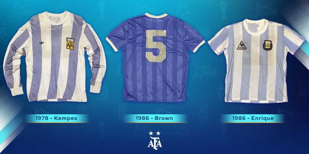 Camisetas de Argentina 1978 y 1986